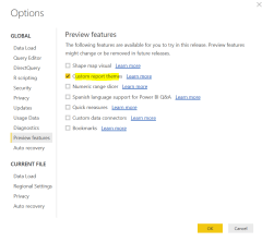 Custom Report Theme Enable