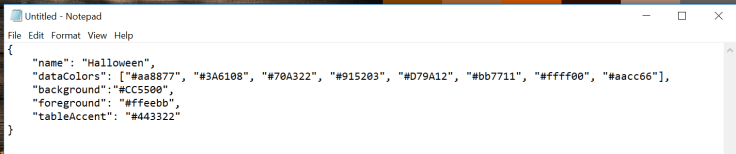 Json code