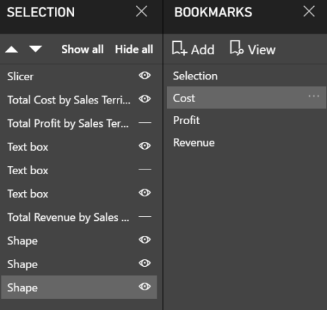 Bookmark setting