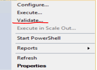 validate SSIS package